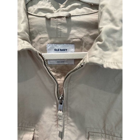 Old Navy Men's Khaki Jacket Front Pockets Size XL - Picture 4 of 9